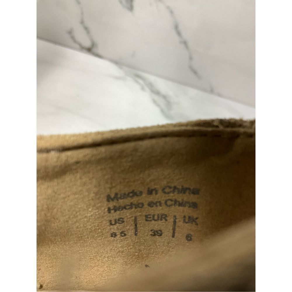 ALDO Suede Leather Open Toe Heels - Picture 6 of 7